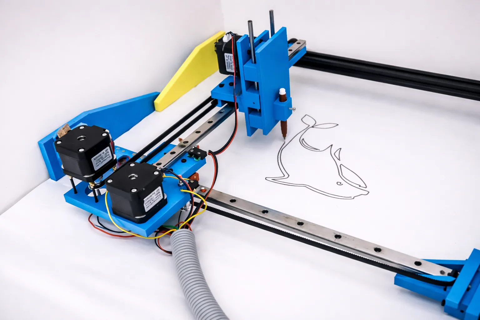 Pen plotter CNC machine