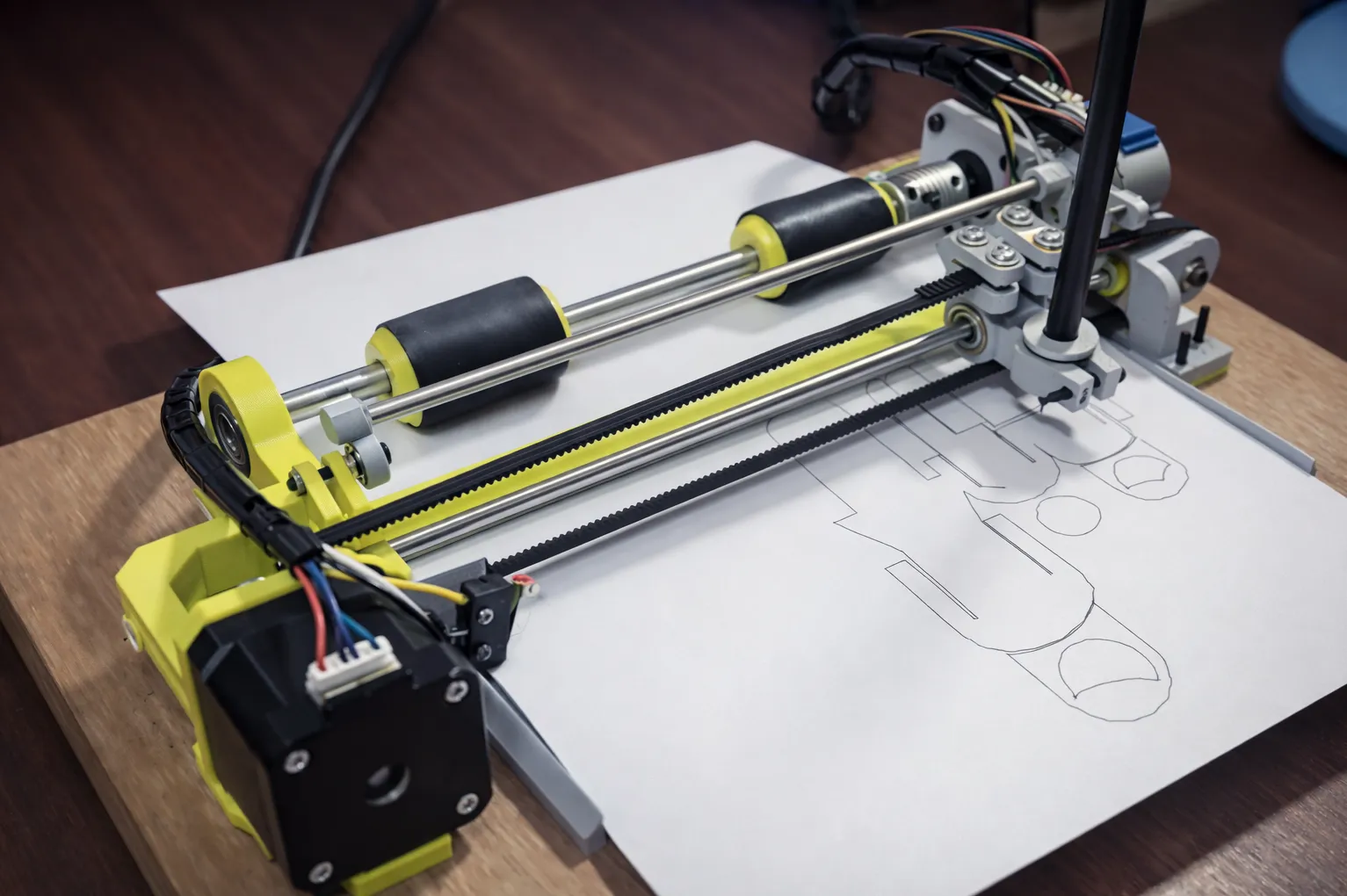 Roller-based CNC machine